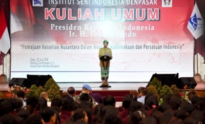 Jokowi: Infrastuktur Dukung Kemajuan Kebudayaan dan Kesenian Indonesia