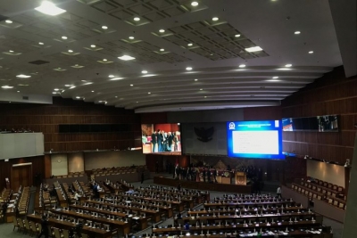Sebanyak sembilan anggota KPI Pusat periode 2019-2022 diperkenalkan kepada publik dalam Rapat Paripurna DPR RI, di Kompleks Parlemen, Jakarta, Selasa.