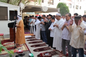 Masyarakat Indonesia di Abu Dhabi Antusias Mengikuti Salat Idul Adha
