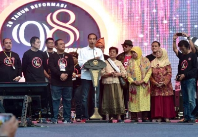 Presiden Joko Widodo dan Aktivis 98 