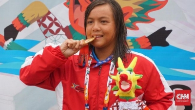 Adelia raih emas pertama untuk Indonesia di ASEAN School Games 2019