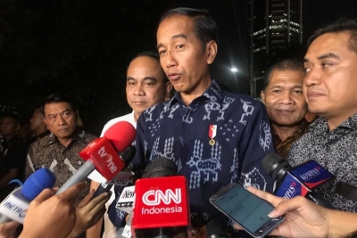 Jokowi sebut petugas KPPS yang meninggal sebagai pejuang demokrasi (Hanni Sofia)