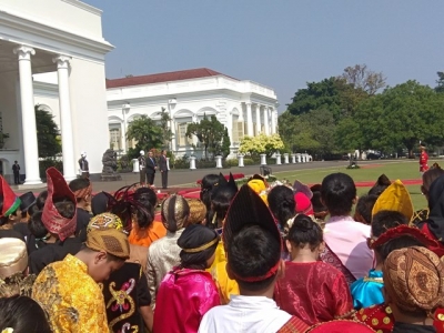 Presiden Joko Widodo dan Presiden Federasi Mikronesia di Istana Bogor 18.07.2018