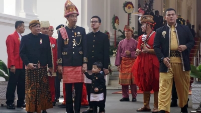 Presiden Jokowi, Inspektur upacara HUT Ke-73 RI
