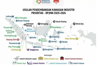 Ilustrasi - Usulan pengembangan kawasan industri prioritas dalam RPJMN 2020-2024. ANTARA/Biro Humas Kementerian Perindustrian