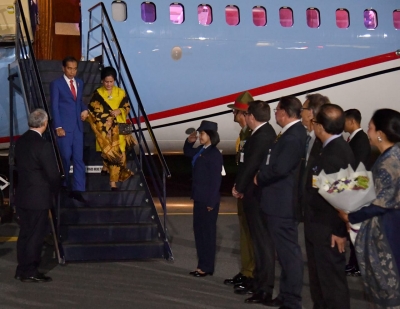 Presiden Joko Widodo Tiba di Selandia Baru  