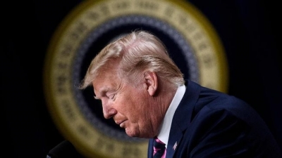 Presiden Amerika Serikat Donald Trump. (AFP/Brendan Smialowski)
