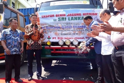 Indonesia Ekspor Perdana Benih Jagung ke Sri Lanka