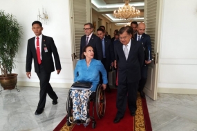 火曜日にジャカルタのインドネシア大統領宮殿で副大統領のJusuf Kallaがアルゼンチンの副大統領Gabriela Michettiから訪問を受けた。
