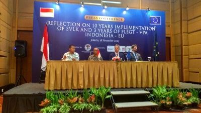 インドネシアと欧州連合は、森林ガバナンスの改善における木材の合法性検証システムを強化