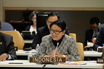 印度尼西亚欢迎巴勒斯坦担任77国集团主席