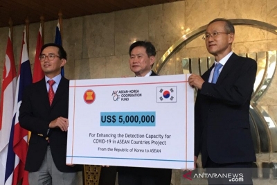 韩国向东盟提供700亿印尼盾，以处理COVID-19