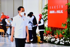 Jokowi：接种疫苗是为了使印度尼西亚摆脱大流行努力