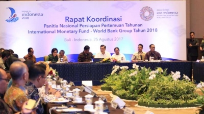 国际货币基金组织赞赏巴厘岛年会的筹备工作