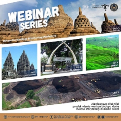 El seminario web sobre &quot;Turismo Patrimonial&quot; recomienda 5 sitios del patrimonio mundial en Indonesia