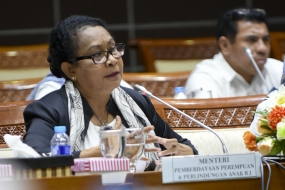 La Ministra describe los esfuerzos de Indonesia para proteger a los niños en la Conferencia Internacional