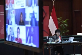إندونيسيا تشجع  على المساواة والعادلة في الحصول على اللقاحات في اجتماع السياسة الخارجية والصحة العالمية