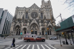 New Yorkse kathedraal wordt omgebouwd tot ziekenhuis
