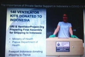 Universiteiten in de VS sturen 140 extra ventilatoren naar Indonesië