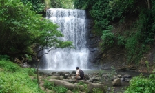 Bidadari-waterval in Lahat, Zuid-Sumatra