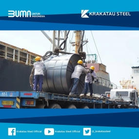 Krakatau Steel markeert de eerste exportzending naar Maleisië