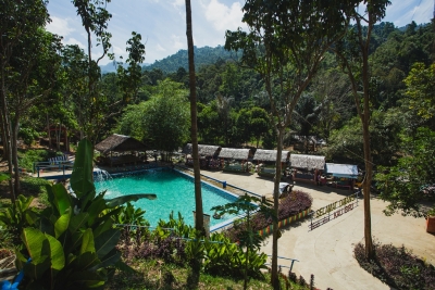 Kali Biru Toeristisch gebied uit Provincie West Sulawesi