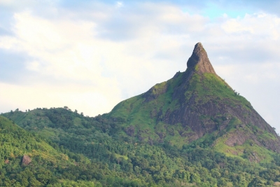 Het Heuvel Serelo in Lahat District, Zuid Sumatra