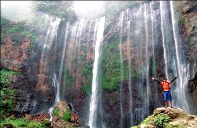 Tumpak Sewu-waterval uit Oost Java