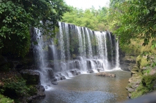 Temam-waterval uit Lubuk Lingga Zuid-Sumatra