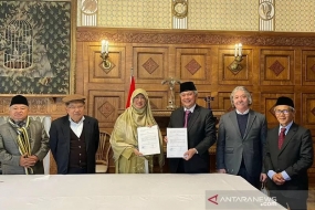 JK was getuige van de ondertekening van de samenwerking tussen de Indonesische ambassade in Kabul en Tazkia