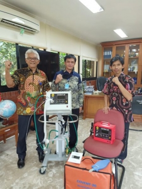 Universiteit van Indonesia (UI) ontwikkelde ventilatoren klaar voor ziekenhuizen