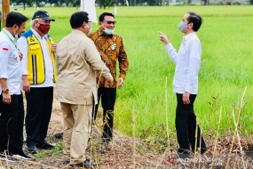 President Joko Widodo herhaalde dat Indonesië een voedselschuur moet worden