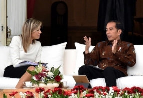 President Joko Widodo en Koningin Maxima discussieren over financiele inclusie