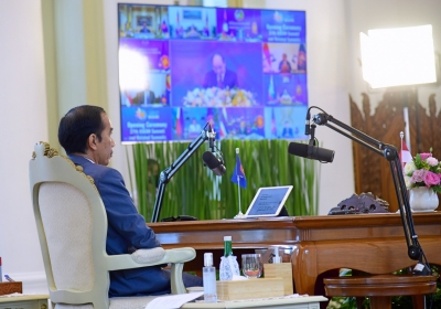 President Jokowi neemt deel aan de 37e ASEAN-top die virtueel wordt gehouden