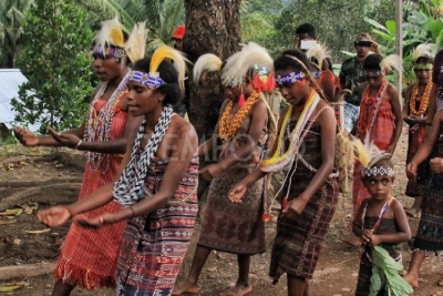 Kafuk-dans uit provincie West Papua