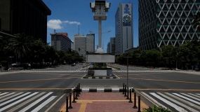 PSBB, politie garandeert veiligheid in verlaten Jakarta