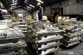 De belangrijkste markt van Singapore voor de export van verwerkte tin uit Bangka Belitung