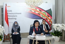 Indonesië woonde de bijeenkomst van de ministers van Milieu van de G20 bij