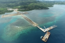 De voortgang van de Wae Kelambu Multifunctionele Terminal, Labuan Bajo