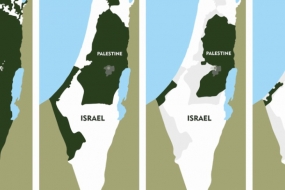  Maps of loss of Palestinian land (www.palestinepnc.org)
