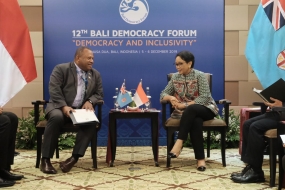 Indonesië-Fiji bespreken over de landbouw- en maritieme samenwerking