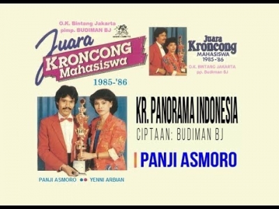 Keroncong liedjes : Kr. Panorama Indonesia door Panji Asmoro