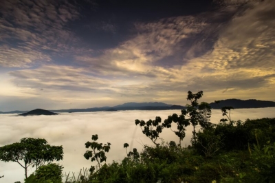 Bukit Banyon, een prachtige heuvel van Trenggalek, Oost Java