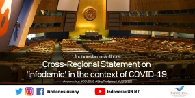 Indonesië heeft een gezamenlijke verklaring over &quot;infodemische&quot; COVID-19 ingediend