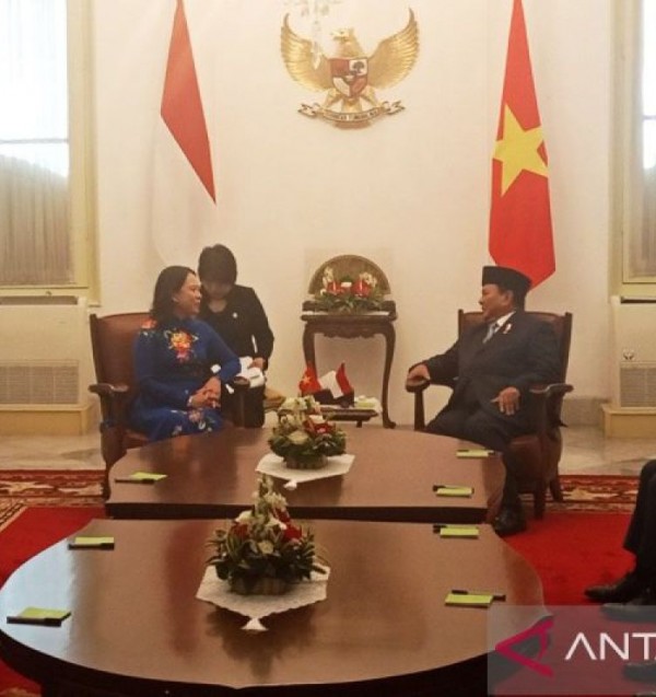 Président Prabowo a remercié la vice-présidente du Vietnam