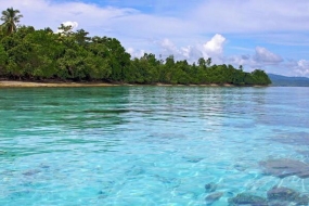 L’ile de Saparua aux Moluques.