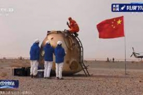 Trois astronautes chinois sont rentrés à la Terre