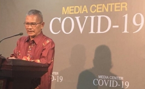 Le porte-parole du gouvernement pour COVID-19 Achmad Yurianto