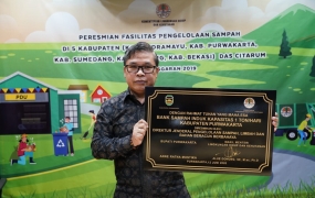 Le ministère de l&#039;environnement et des forêts a inauguré une installation de gestion des déchets dans la régence de Purwakarta pour soutenir l&#039;amélioration du bassin versant de Citarum