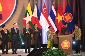 Le Présidente Joko Widodo inaugure le nouveau bâtiment du secrétariat de l&#039;ASEAN